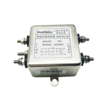 SUNHENRY SH210-10 10A 250VAC Single Phase EM Filter