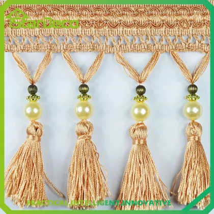 Curtain tassel beaded fringe, Curtain tassel fringe manufacturer