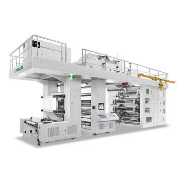 Breathable Film Plastic Woven Bag Flexographic Printing Machine for 8 Colors CI Paper Cup Packaging