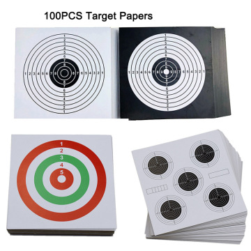 5.5 Inch 100 PCS Target Papers for Shooting Practice