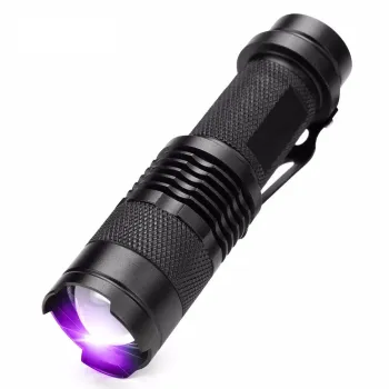 Retractable 395nm UV Detector Lamp for Money and Fluorescent Agent Detection