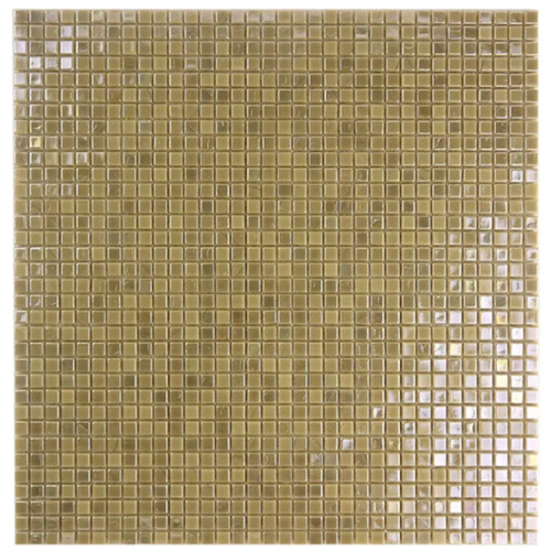 Mosaicos de vidrio amarillo Cocina Backsplash Tejas