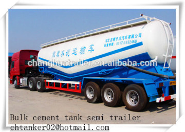 Carbon steel 40TON Bitumen tanker semi-trailer powder and particle truck