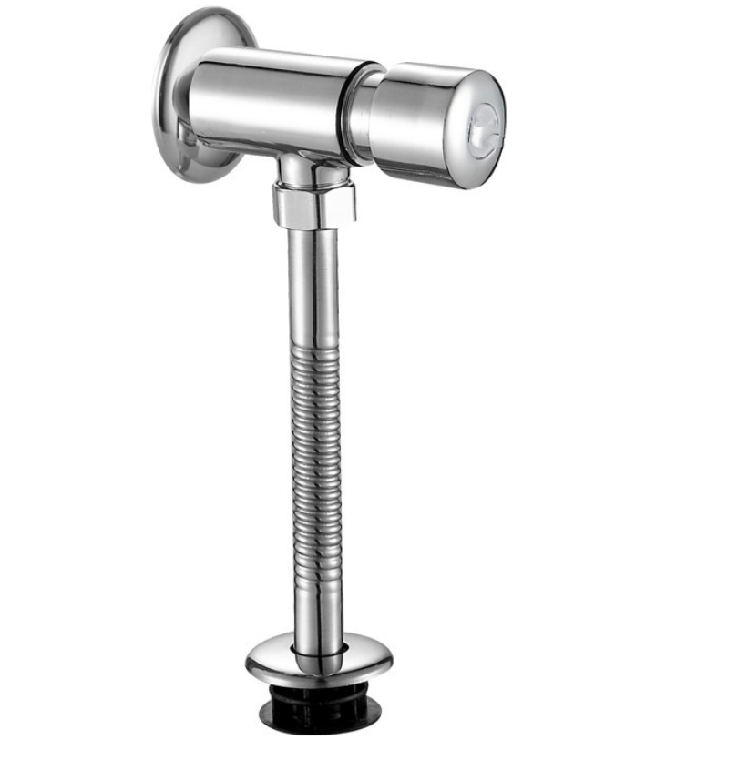 手動手押しトイレ壁掛け設置フラッシングツール真ちゅう耐久性小便器フラッシュバルブ