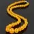 18 inches 6-14mm round yellow Jade necklace