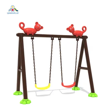Double Baby Swing for Preschool Outdoor Playground Equipment