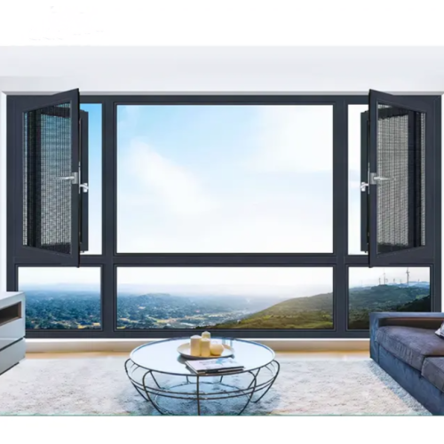 Double Glazing Aluminum Casement Windows