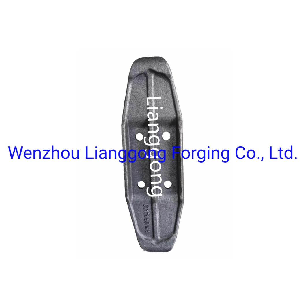 Forged Undercarriage Track Shoe/Pad/Metal Core/Spare Parts Used in Excavator and Bulldozer