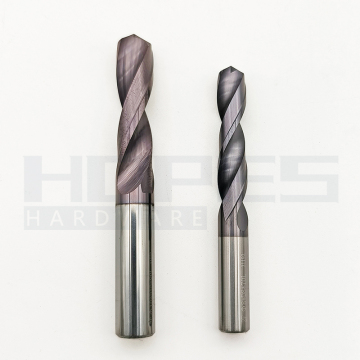 Extra Length HRC65 Tungsten Carbide Twist Drill Bits 1.0-20mm Straight Shank