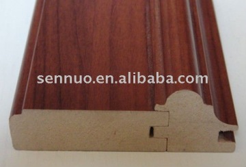 PVC overlaid MDF wrapping door frame/door profile