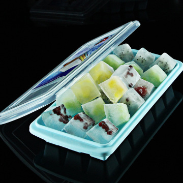 Food Grade Ice Tray: Holes Grids, Fruit Ice Cube Maker - A Creative DIY Kitchen Accessory for Square Small Ice Cubes