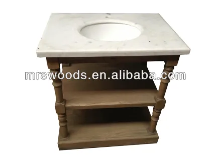 solid wood bathroom cabinet