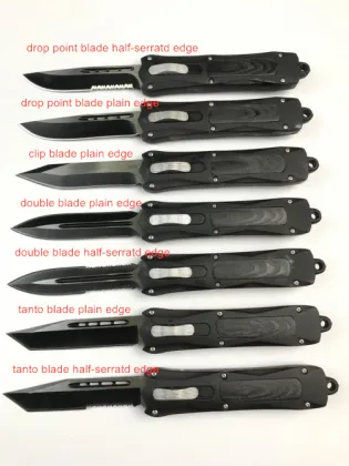 Tactical Sharper Push Button Automatic Knife