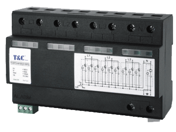 SPD/Power Surge Protection/Surge Arrester (TCSPD-M100(3+NPE))