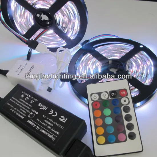 5050 SMD RGB 300 LEDs LED Light Strip Lamp + IR remote + Power Supply
