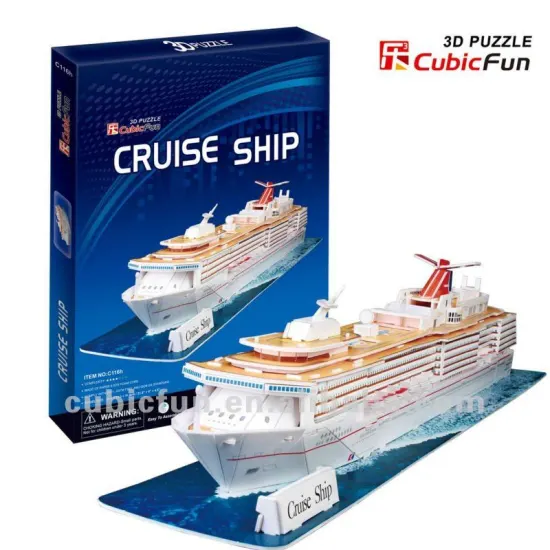 3d foam Ship Model puzzle - Cruise Ship paper model