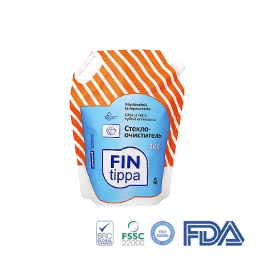 Custom Plastic Spout Pouch With Handle For Detergent