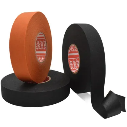 Tesa Wear Resistance 51036 Black & Orange Pet Automotive Wire Harness Insulating Cloth Tape