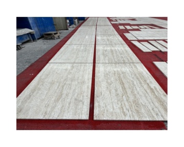 Super White Travertine Slabs for Kitchen Countertops and Dining Tables - Highly Popular Choice