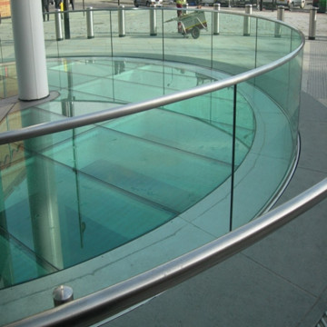 Bent Tempered Laminated Insulated Glass For Shopfront