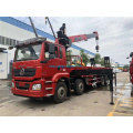 Shanqi 8x4 truck with loading crane