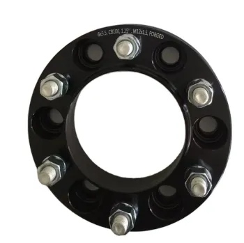 Black Forged 6x5.5 Wheel Spacers M12x1.5 - 1.25 inch Thick Universal Car Adapter for Chevy Avalanche