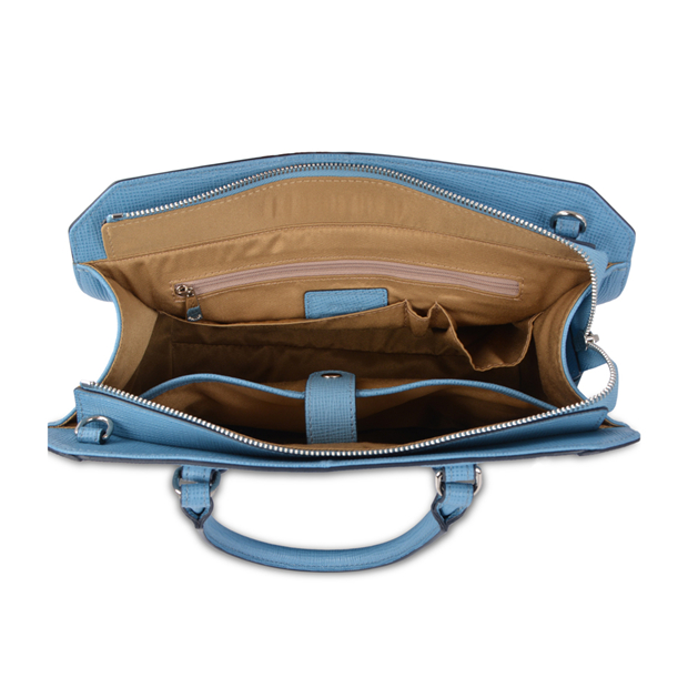 Light blue commuter bag for ladies commuting