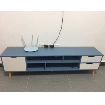 High Gloss LED TV Stand for Hotel and Home