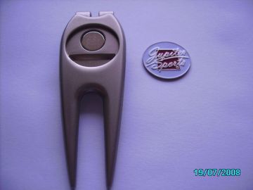 Customer Logo Available Zinc Alloy Golf Divot Tool For Promotion Gift