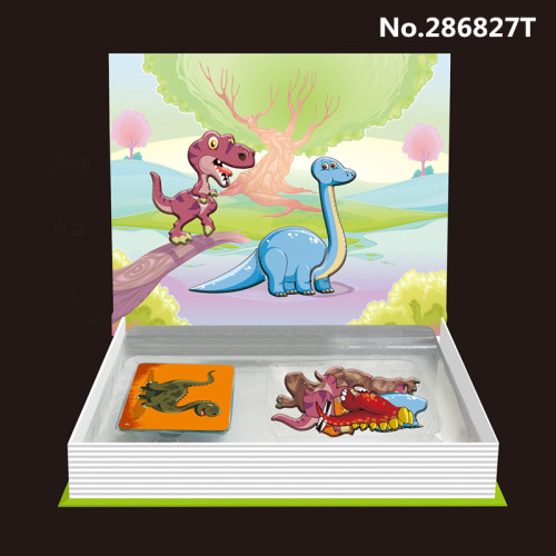 Dinosaur Magnetic Puzzle Toy para niños pequeños