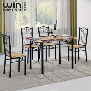 Cheap price restaurant furniture dining table set