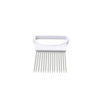 Plastic and Stainless Steel Onion Slicer Holder