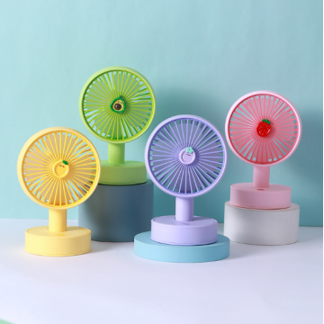 Ventilador recarregável de mesa de frutas