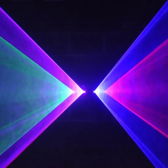 Professional Laser Light Projector with Green, Red, Blue, Purple, and Yellow 380mW Beam