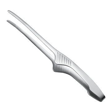 Stainless Steel Anti-Scalding Food Tongs with Clip for BBQ, Grilling, Cooking, and Roasting