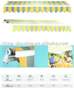 -Light type of awning