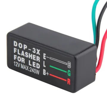 Universal 3 Pin 12V LED Turn Signal Light Flasher Relay