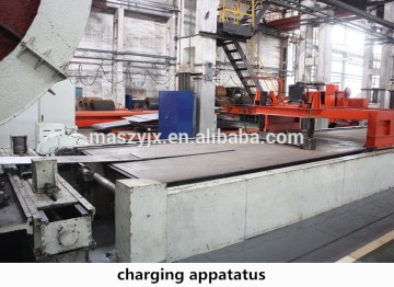 additional equipment charging or feeding appatatus for mould making
