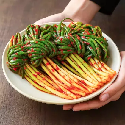 Organic Scallion Pickles