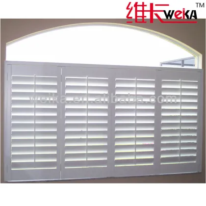 modern PVC shutters windows