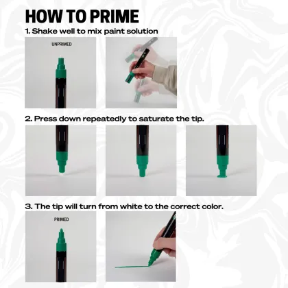 8 Pack 3mm Medium Tip Acrylic Paint Markers for Art Supplies