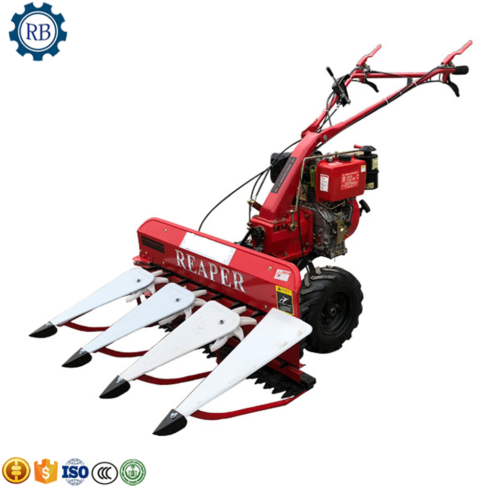 Multifunctional crop harvesting machine lavender barley sorghum wheat grain mini harvester weed grass cutter paddy rice reaper