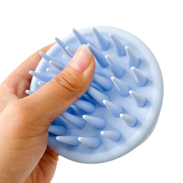 100% Round Soft Silicone Head Shampoo Massager for Hair Growth