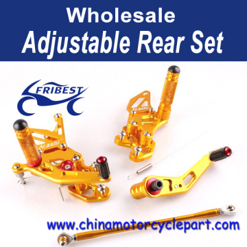 For Suzuki 2008-2010 GSXR600 GSXR750 CNC Adjustable Rearsets Golden FARSU001-B