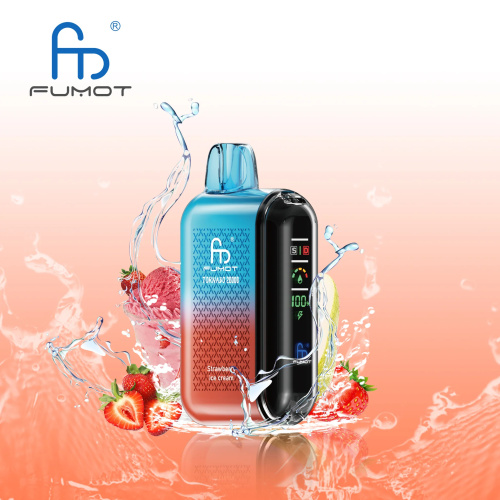 FUMOT 20000 PUFFS zbliżenie detale, ergonomiczny design vape, przezroczysty zbiornik liquidu - Fumot Randm 20k Puffs Djechybalny Vape W Magazynie, wysokiej ...