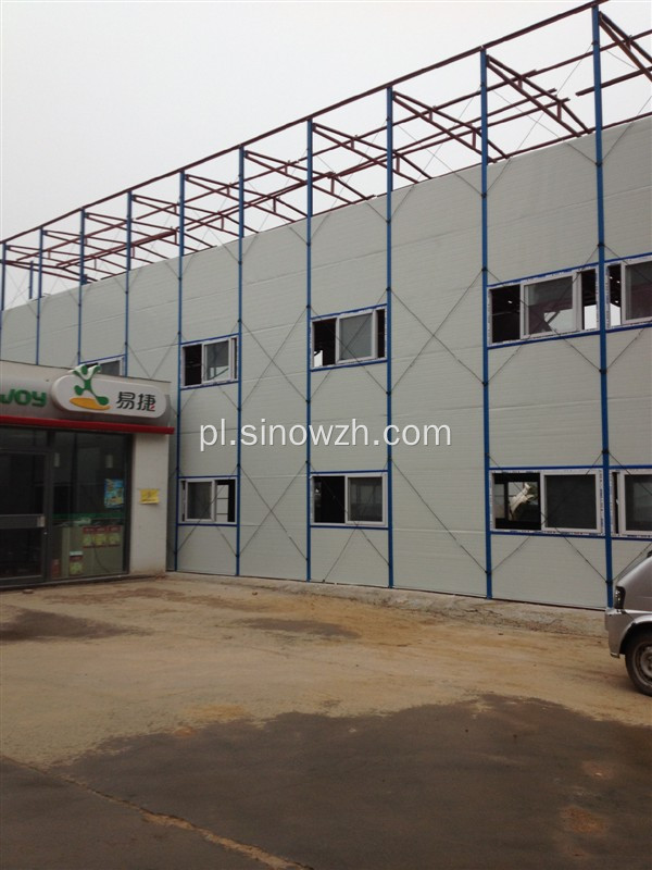 Prefabrykowane domy instalowane przez Sandwich Panel