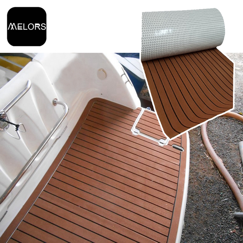 Feuille de terrasse en faux teck EVA Rib Boat