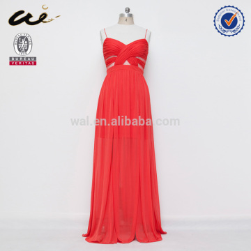 long Beading chinese red dress;sexy dress women;sexy evening dress