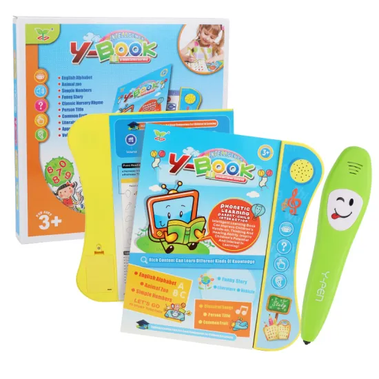 2020 Children Early Education Y- Book Kid English Story Funny Study Learning Machine Smart Logic Touch Pen Point Reading Toys