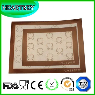 2016 Latest Non-Stick Bbq Baking Mat Custom Wholesale Non Stick Silicone Baking Mat